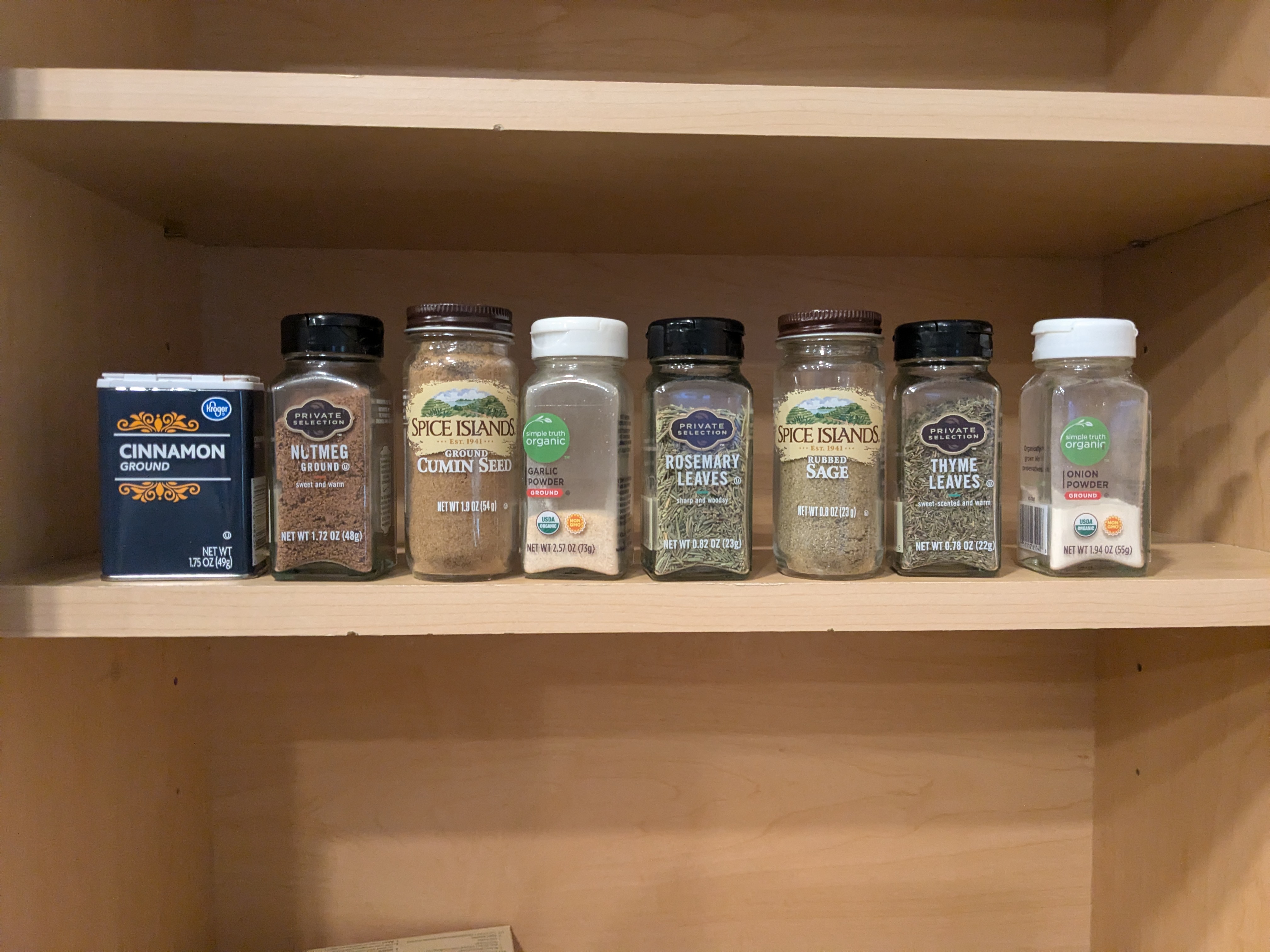 Spice Cupboard With Communal Spices