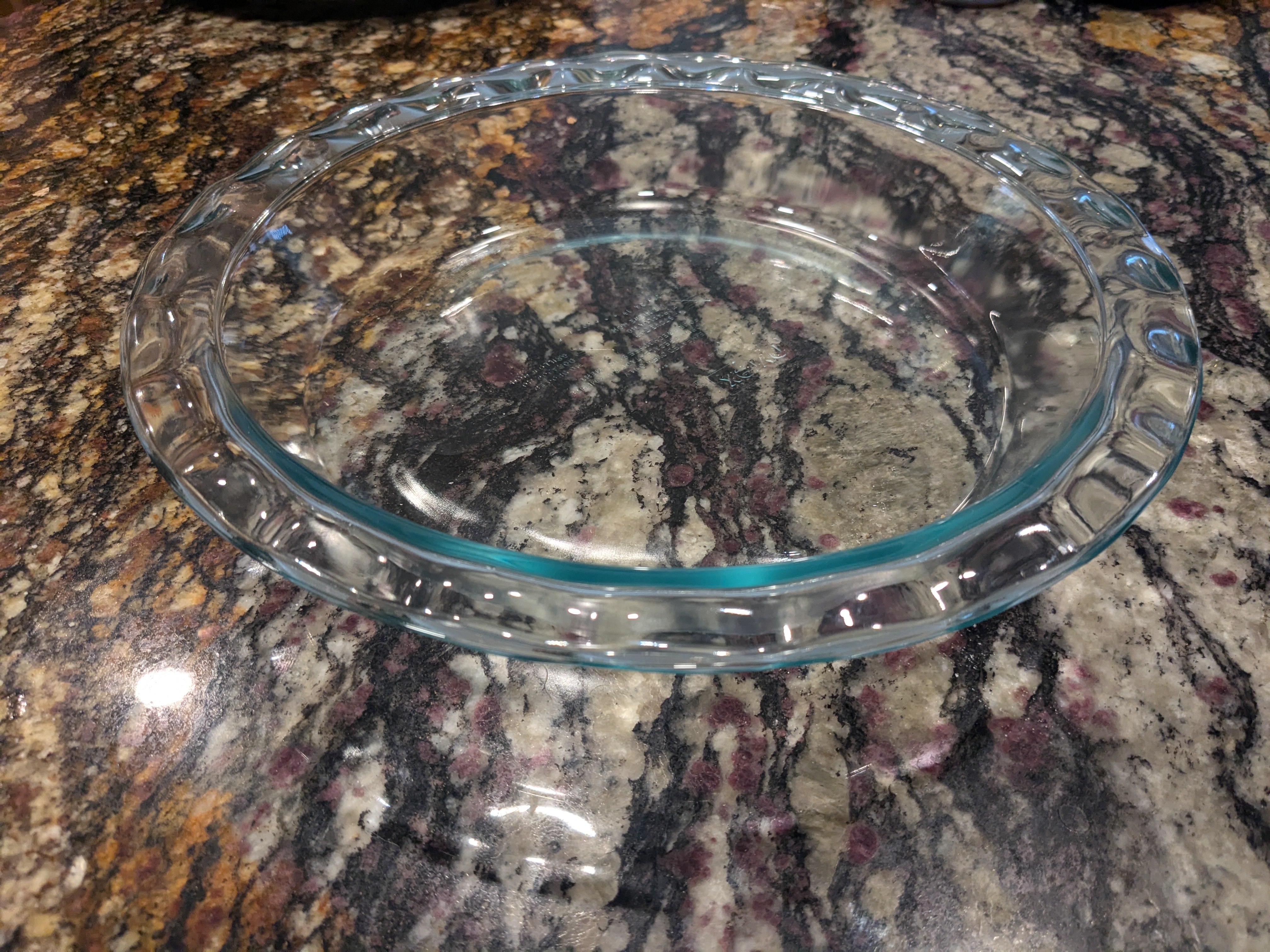 Glass Pie Backing Dishes