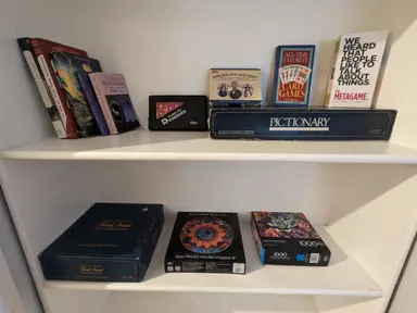 Game Shelf Photo