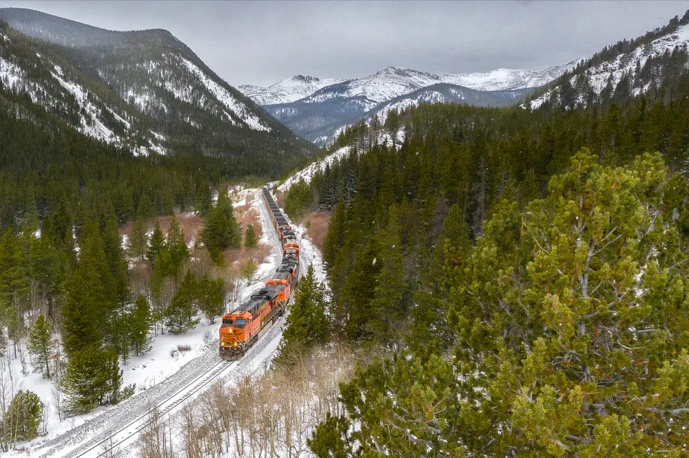 Railroad and Train Photo